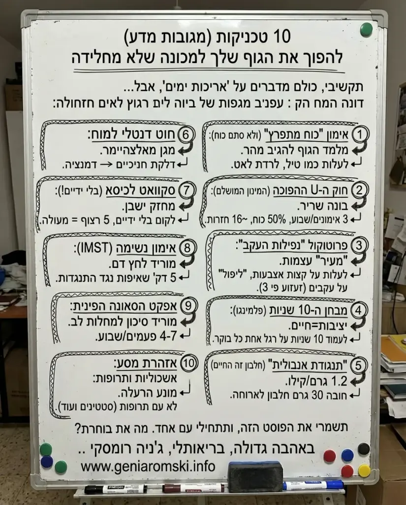 איך להאט את ההזדקנות