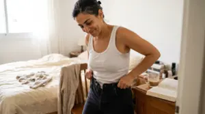 אישה ישראלית מתחילה לרדת במשקל ב-48 שעות, נועלת ג'ינס בבוקר