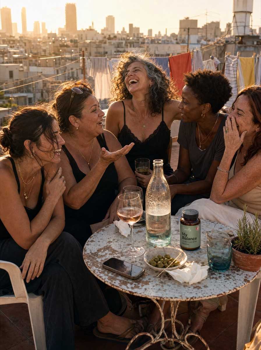 חברות על גג לצד מיי באלאנס של בריאותלי