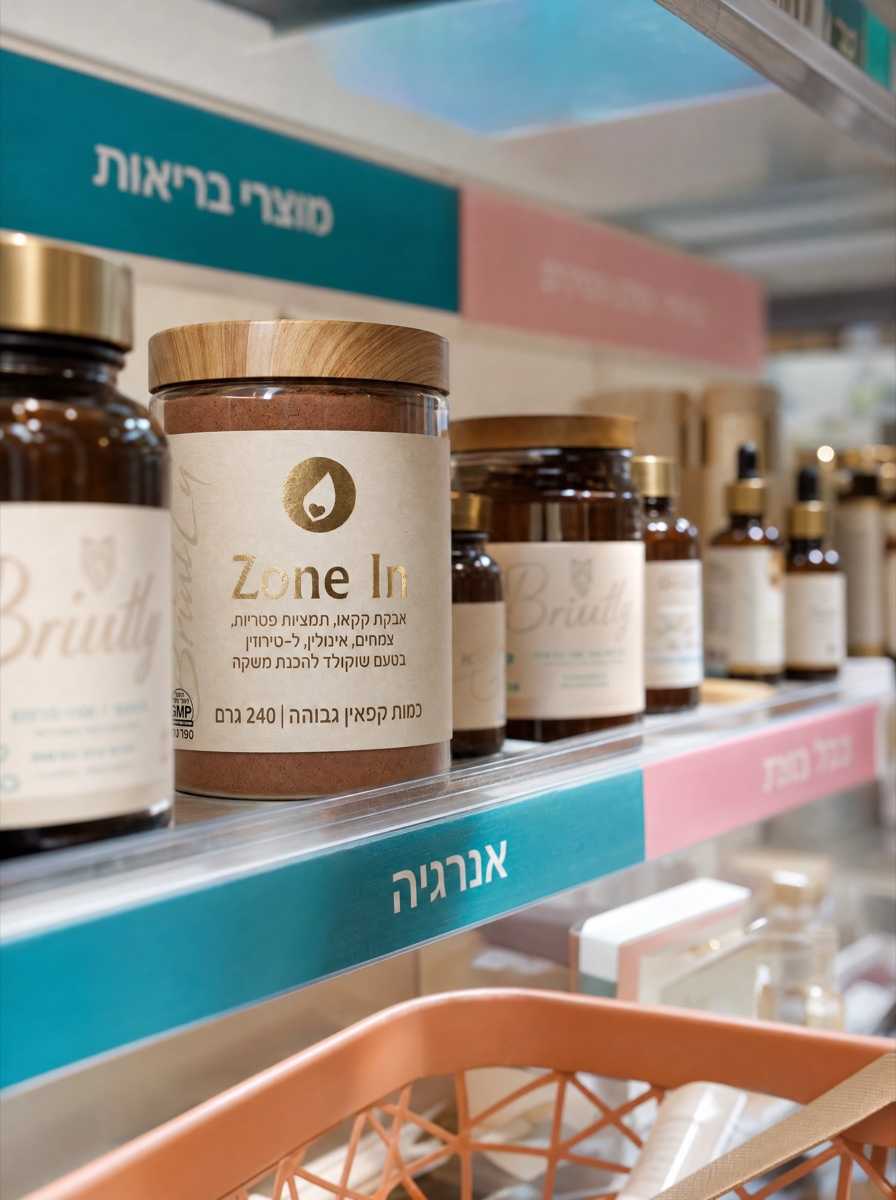 מדף מוצרי בריאותלי בפארם
