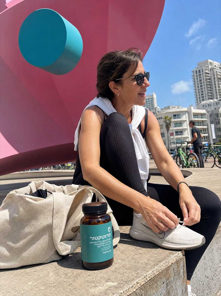 רגע עירוני לצד פרוביוטיקה פרוטקטור של בריאותלי